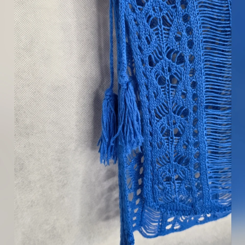 Amazon Blue Crochet Swim Cover Size 1X Or 